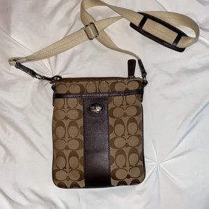 Coach Signature Adjustable Crossbody Bag